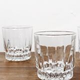 4 art deco style glasses - Arcoroc