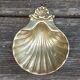 Brass scallop shell
