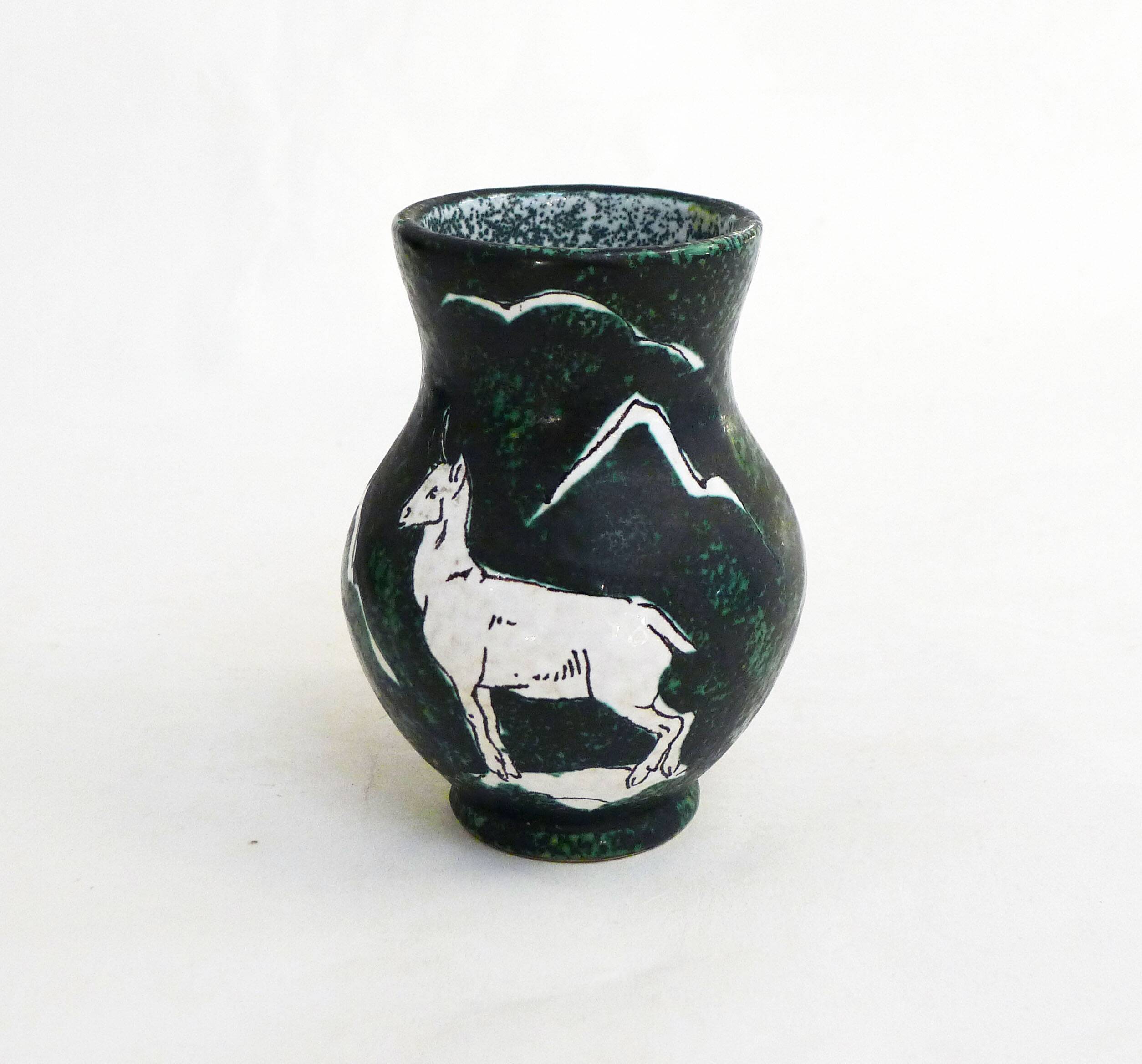 Chamois midcentury matte vase