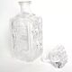 Carafe whisky en cristal motif damier