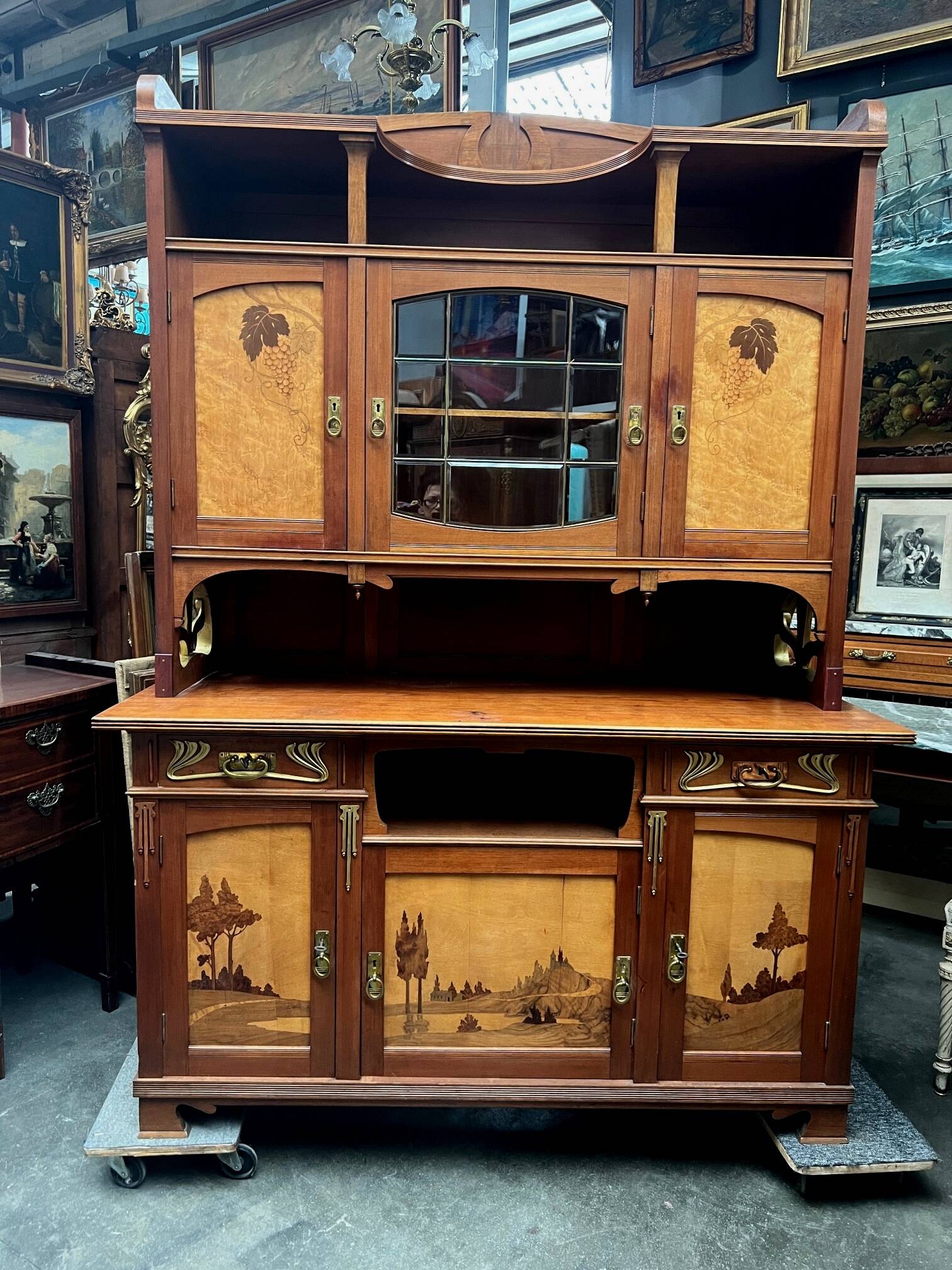 Art Nouveau style sideboard.