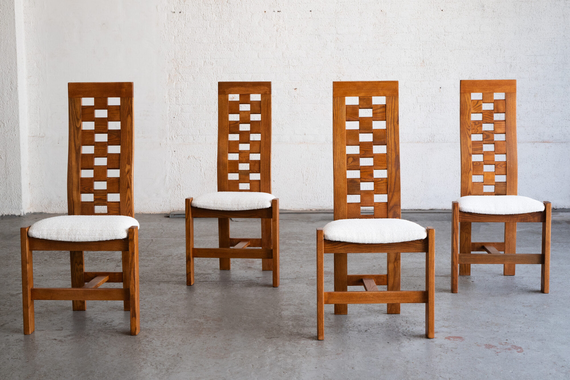 Ensemble de 4 chaises de salle à manger par Maison Regain