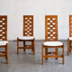 Ensemble de 4 chaises de salle à manger par Maison Regain