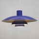 Blue Louis Poulsen PH 4/3 Pendant Lamp: 1970s Scandinavian Design