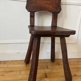 Rustic and brutalist chair