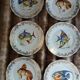 12 antique "Royal" dinner plates + 1 dish
