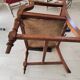 English style armchair in solid wood