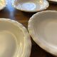 6 Limoges porcelain soup plates signed P. Dessagne in very good condition