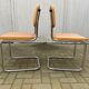 Paire de chaises de Marcel Breuer Cesca B32 skaï 1960