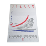 Poster Albertville men's slalom olympic games poster