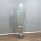 Acerbis "Narciso" postmodern silhouette standing floor mirror 1980s