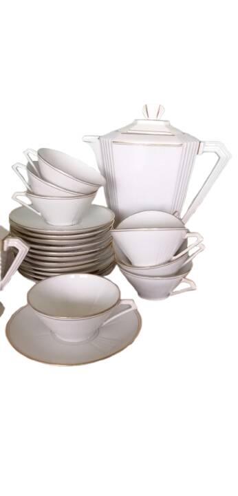 Limoges porcelain coffee service, 23 pieces