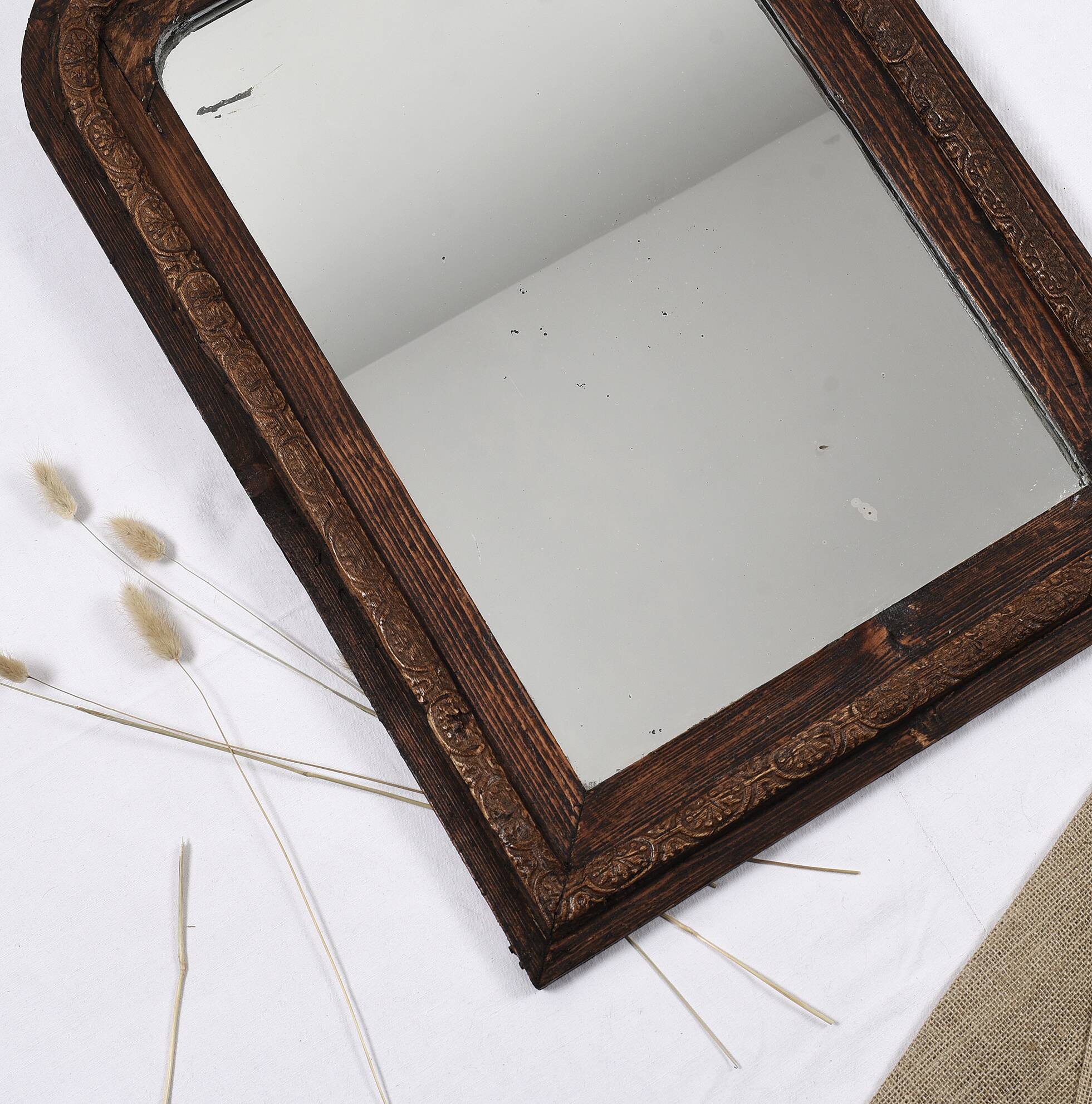 Antique mirror 68 cm, Louis Philippe style.