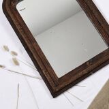 Miroir ancien 68 cm, style Louis Philippe.