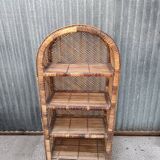 Rattan wicker bookcase