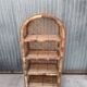 Wicker rattan bookshelf