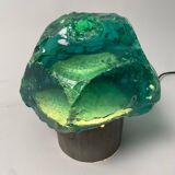 Vintage Table Lamp in Saint Gobain Glass in the style of Max Ingrand, 1960s