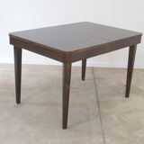 Fully renovated walnut folding dining table by Setona, 1950s