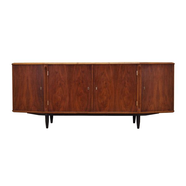 Buffet en noyer, design danois, années 1960, fabrication : Danemark