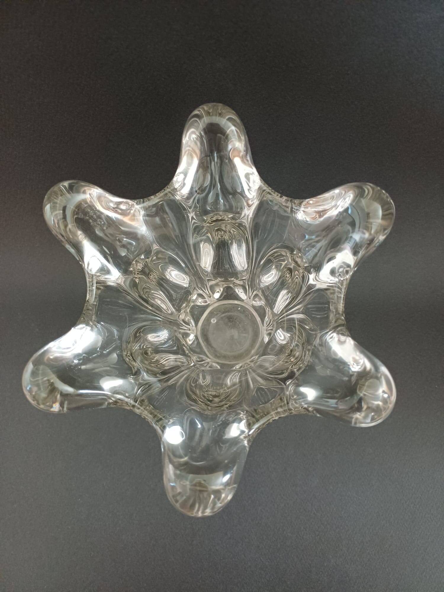 Vase "girafe" en cristal