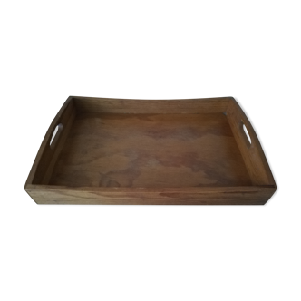 Wooden serving tray