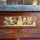 Empire dresser 4 drawers in mahogany and bronze