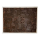 Monochrome brown table with strong relief – Wabi-Sabi spirit