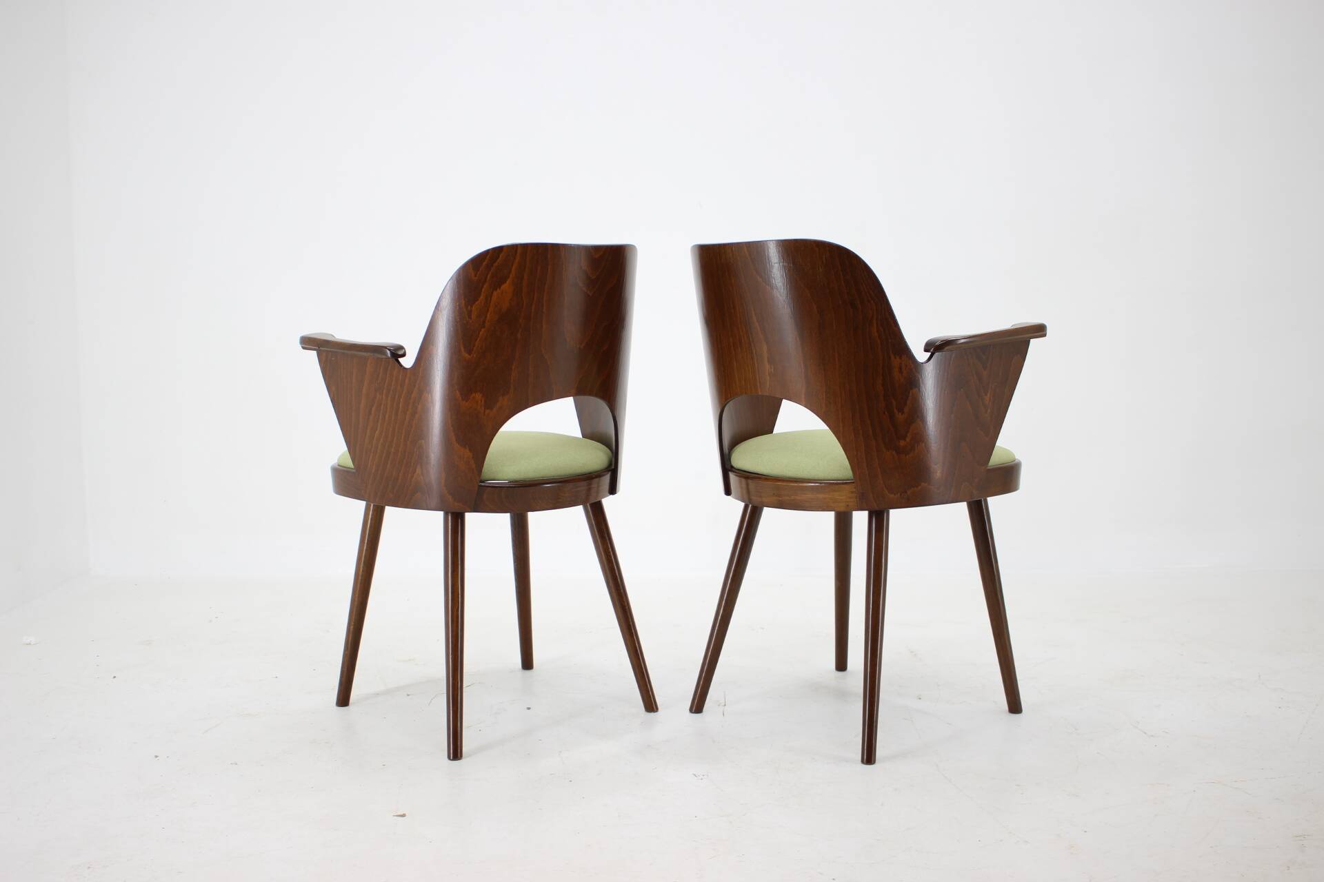 1960s Set of Four Oswald Haerdtl Dining Chairs, Czechoslovakia