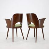 1960s Set of Four Oswald Haerdtl Dining Chairs, Czechoslovakia