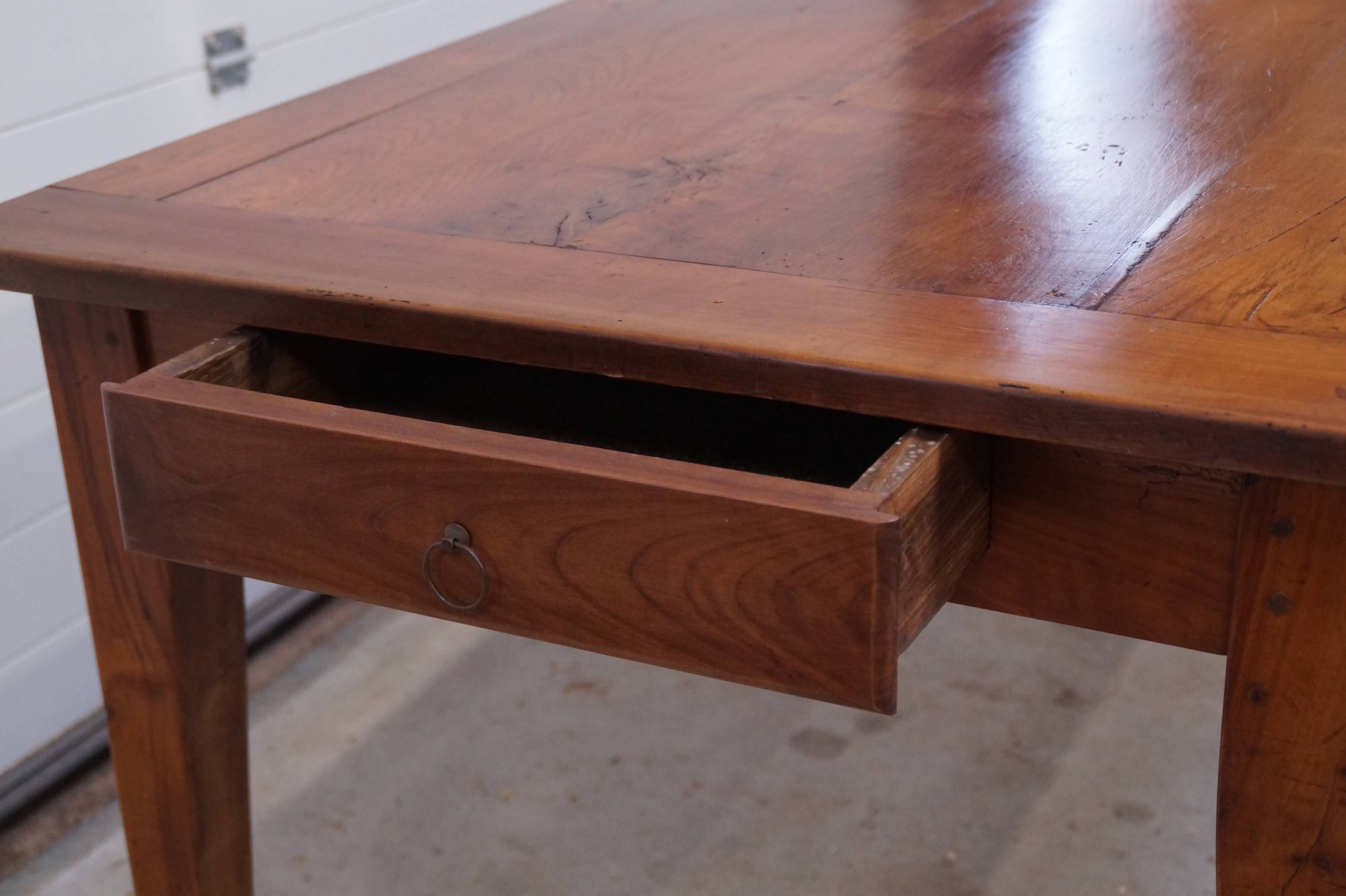 Table de ferme ancienne extensible