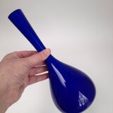 Pretty blue opaline soliflore vase Made in Sweden