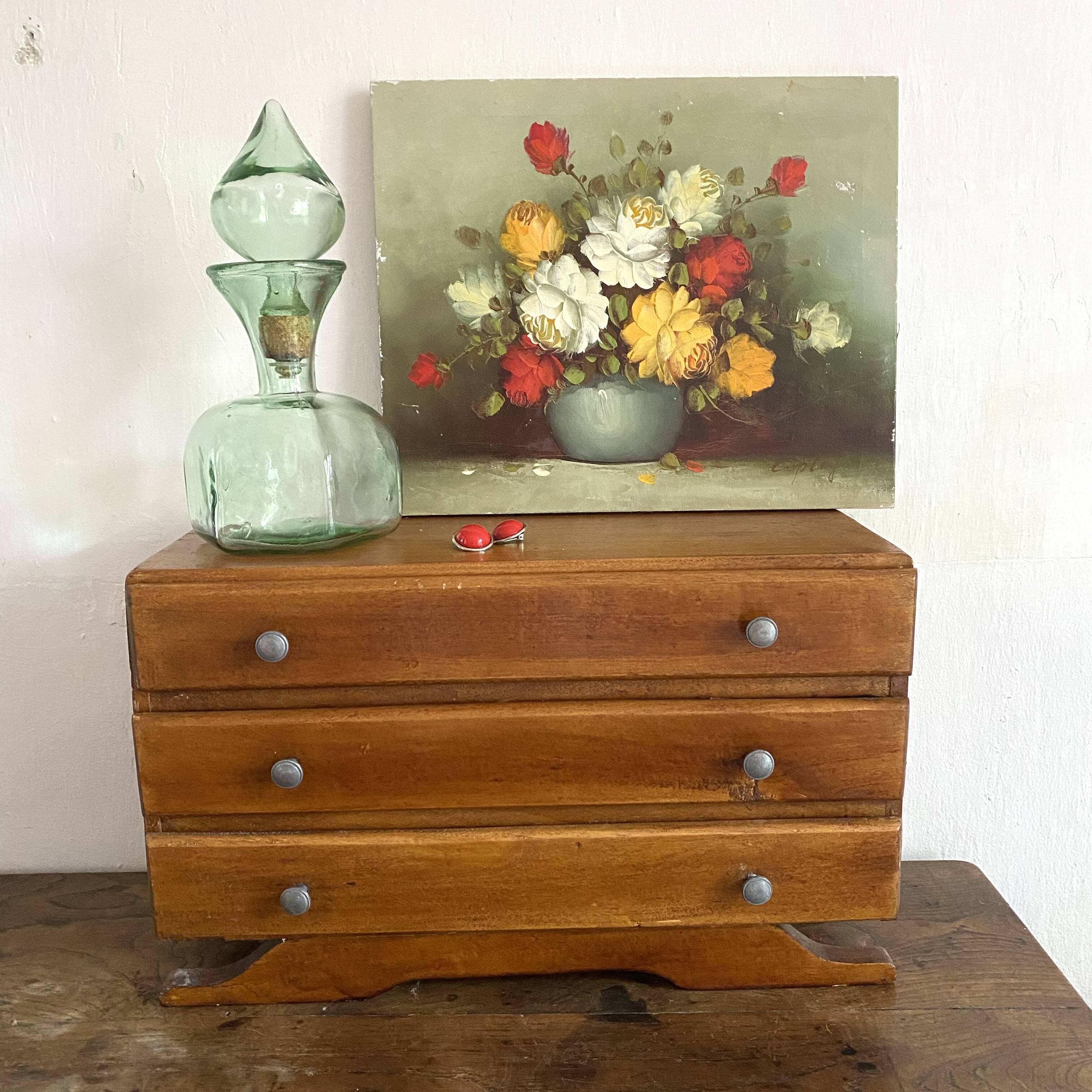 Small piece of furniture with drawers from the 50s and 60s