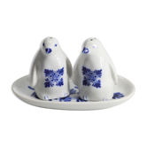 Salière et poivrière en céramique pingouin