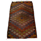 Vintage Turkish Kilim Rug , 77 x 50 cm