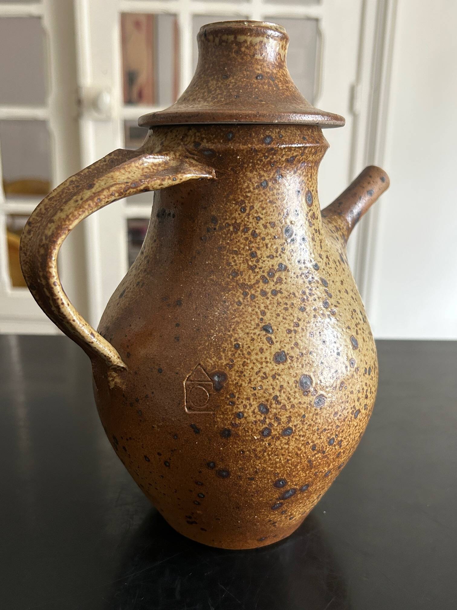 tea or coffee service in stoneware by Charles Gaudry