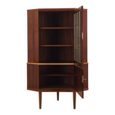 Corner display cabinet, rosewood veneer, Denmark 1970s