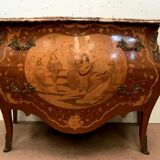 Louis XV-style curved dresser 20th century