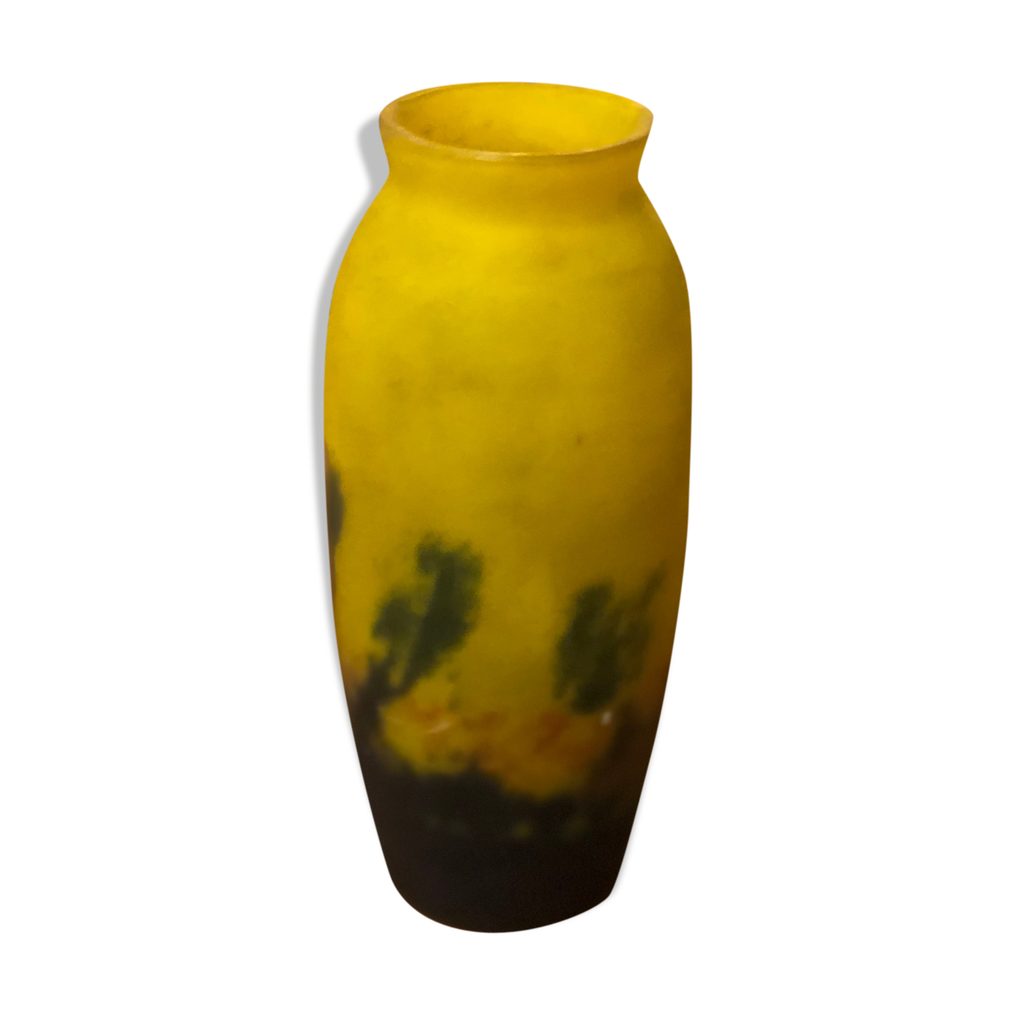 Vintage glass paste vase
