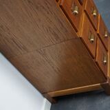 Vintage apothecary furniture in oak, Germany, 1940s