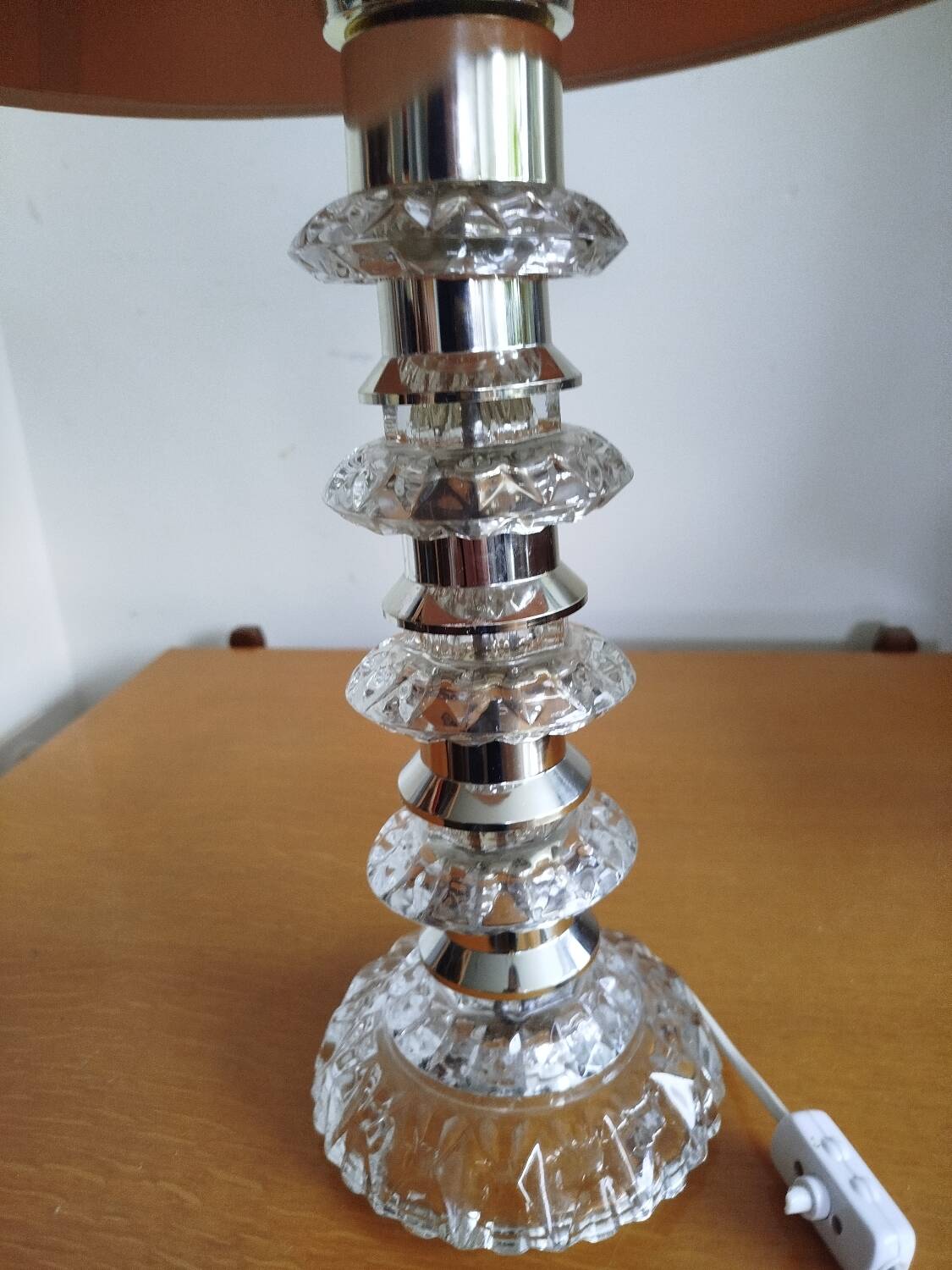 Iconic Carl Fagerlund x Orrefors lamp – cut glass, 1960s