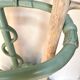 Enameled cast iron umbrella stand from the early 20th century
