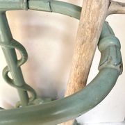 Enameled cast iron umbrella stand from the early 20th century