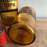 Old pharmacy bottle/jar "Alcohol Vulnerar" brown glass