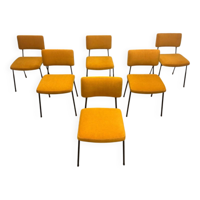 Suite de 6 chaises  par André Simard, 1950