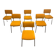 Set of 6 chairs by André Simard, 1950