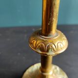 Antique French bronze candlestick