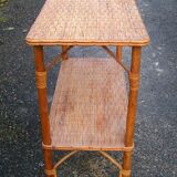 Rattan console