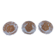 3 bougeoirs cristal d’Arques modèle "royale"
