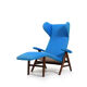 Chaise longue par Henry W. Klein pour Bramin années 1950