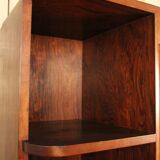 Asymmetrical art deco rosewood veneer cabinet